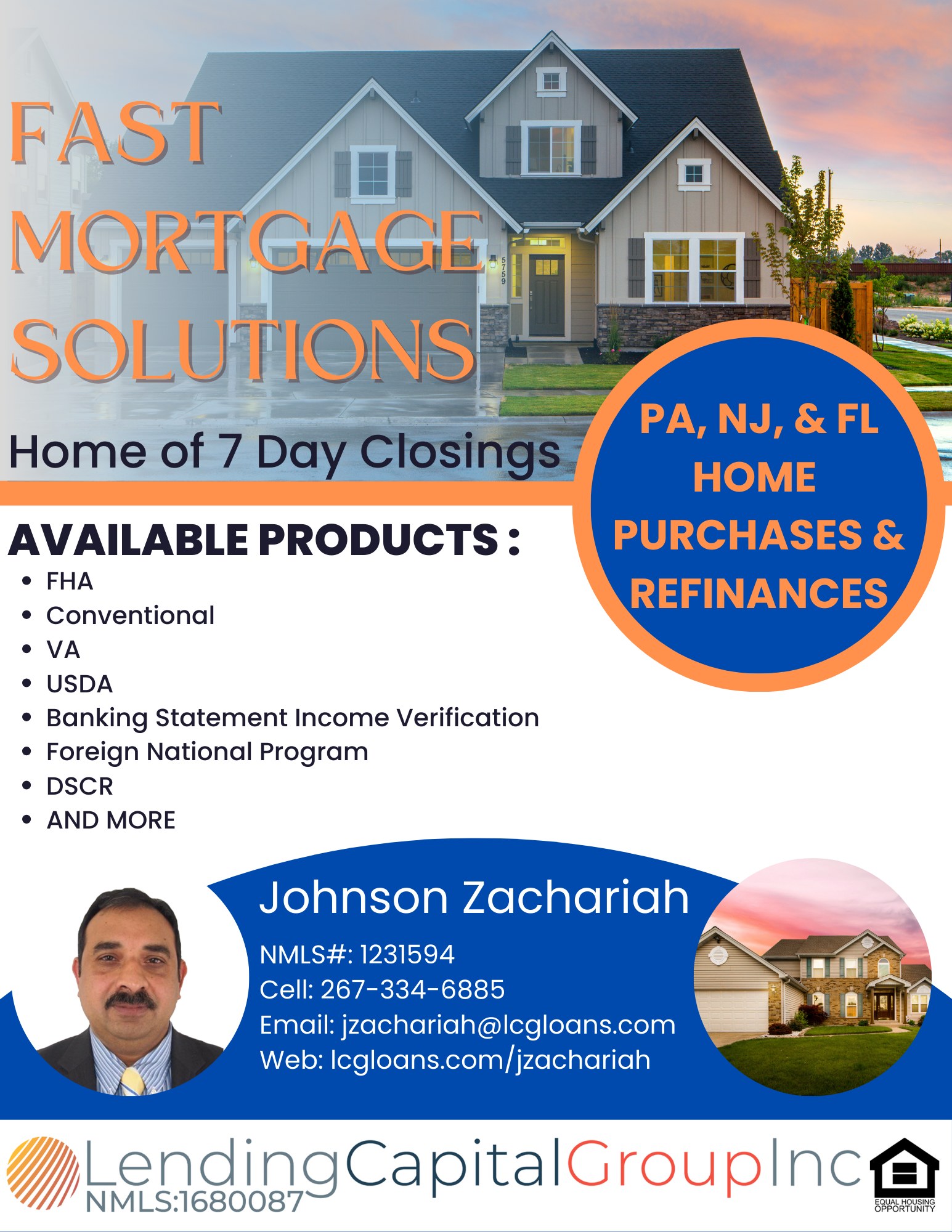 Johnson Zachariah - Lending Capital Group