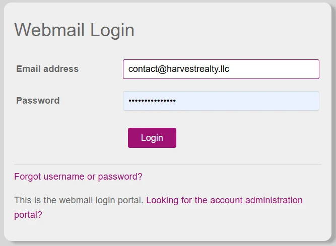 Step 3: Login