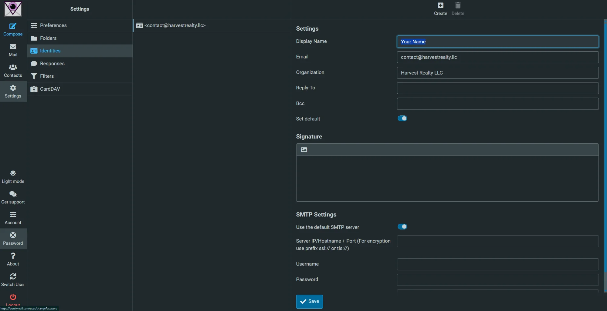Step 6: Password Menu